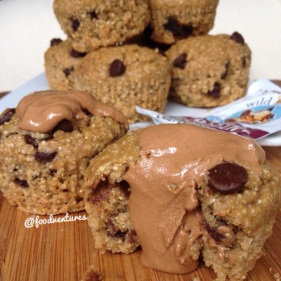 chocolate chip quinoa muffins
