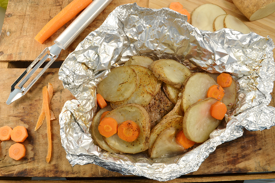 Hobo Dinner in a Pouch